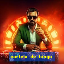 cartela de bingo cha de panela